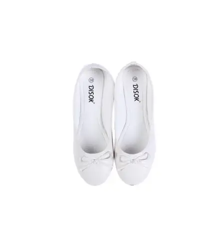 BAILARINAS MANOLETINAS "WEDDING" TALLA-M BLANCA