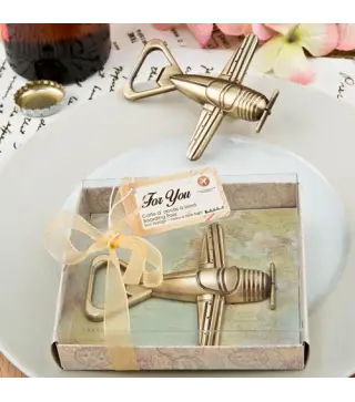 ABREBOTELLAS "BON VOYAGE" EN CAJA REGALO