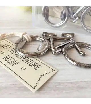 ABREBOTELLAS "BICICLETA" EN CAJA REGALO