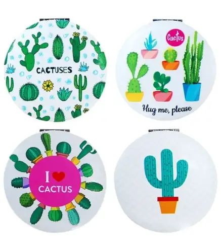 OFERTA! LOTE DE 500 ESPEJO "CACTUS" REDONDO