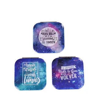 OFERTA! LOTE DE 500 ESPEJOS DOBLE "UNIVERSO"