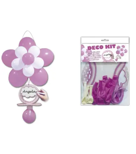 DECO KIT CHUPETE ROSA
