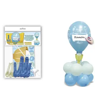 DECO KIT CENTRO "COMUNIÓN" AZUL