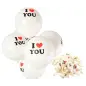 SET  100 GLOBOS "I LOVE YOU"