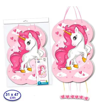 PIÑATA UNICORNIO FUCSIA