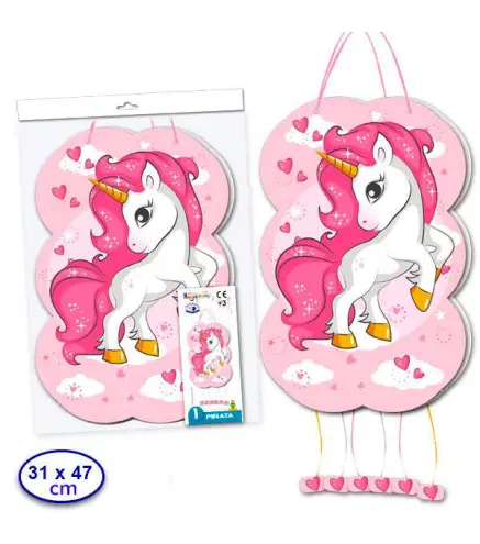 PIÑATA UNICORNIO FUCSIA