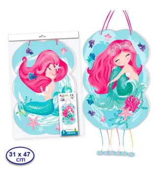 PIÑATA SIRENA PURPURINA