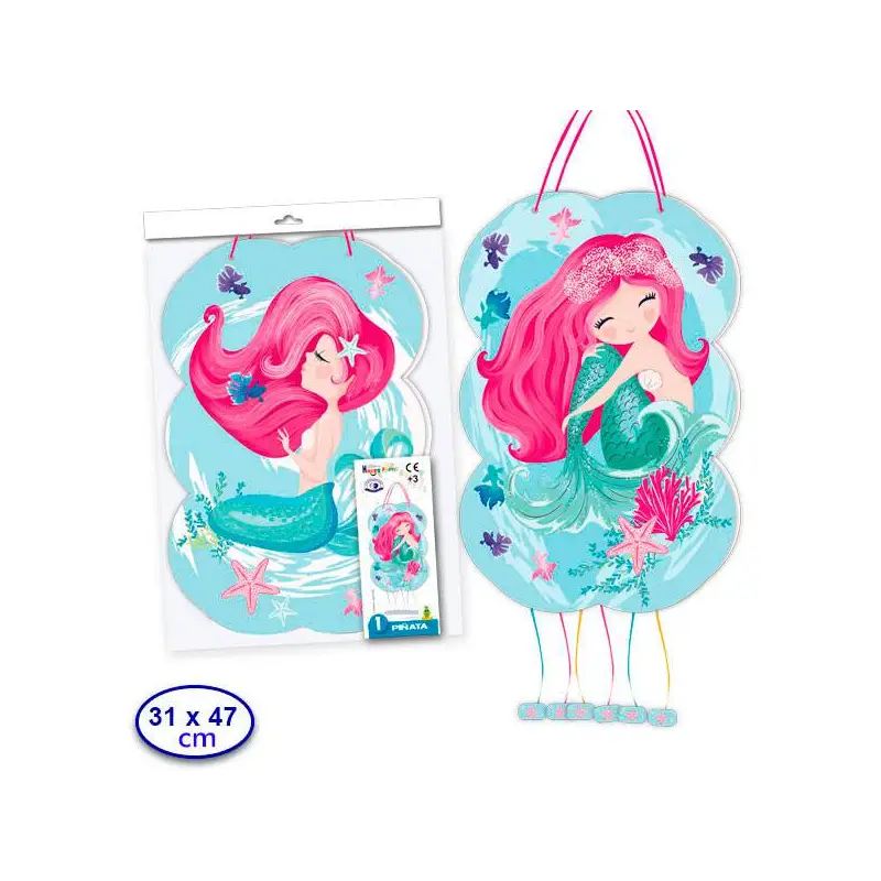 PIÑATA SIRENA PURPURINA