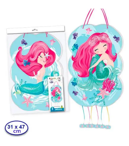 PIÑATA SIRENA PURPURINA