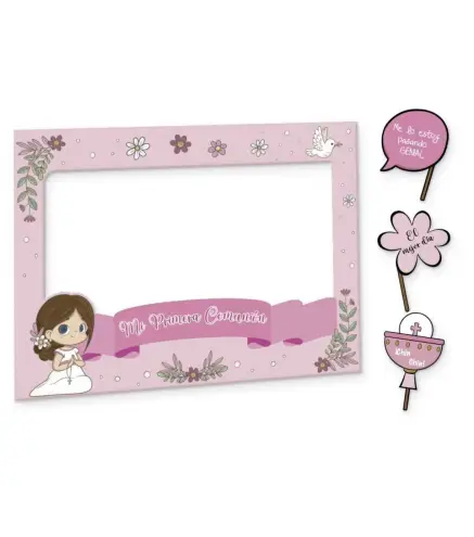 PHOTOCALL PRIMERA COMUNIÓN NIÑA