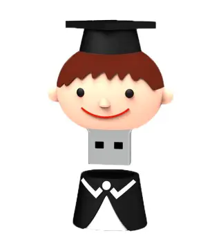 MEMORIA USB GRADUACIÓN NIÑO BIRRETE 8GB
