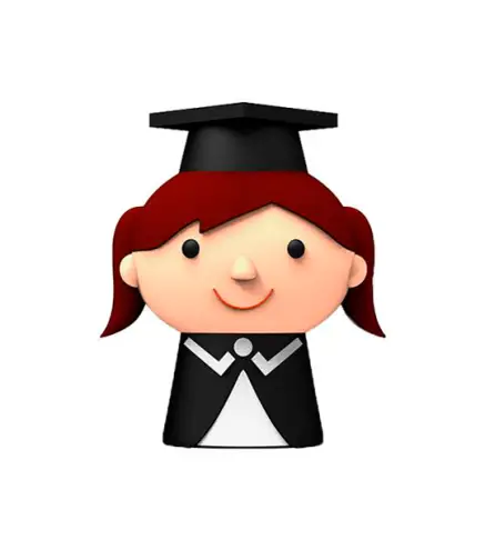 MEMORIA USB GRADUACIÓN NIÑA BIRRETE 8GB