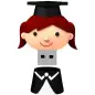 MEMORIA USB GRADUACIÓN NIÑA BIRRETE 8GB