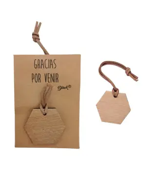 LLAVERO MADERA CON DISPLAY