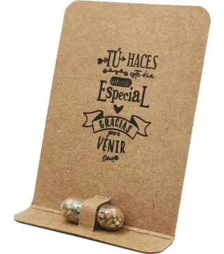 CÁPSULA CON SEMILLAS ECO "GRACIAS POR VENIR"