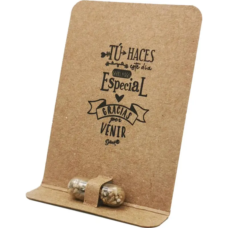 CÁPSULA CON SEMILLAS ECO "GRACIAS POR VENIR"