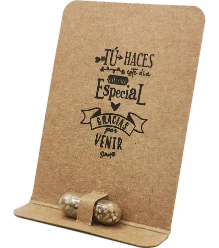 CÁPSULA CON SEMILLAS ECO "GRACIAS POR VENIR"