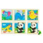 PUZZLE ROMPECABEZAS MADERA INFANTIL 11X11 CM