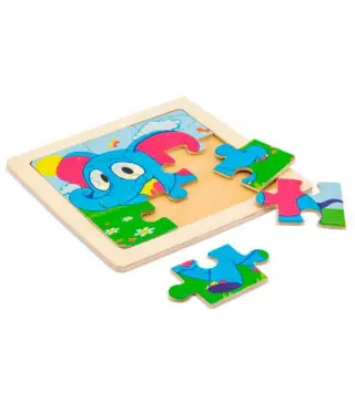 PUZZLE ROMPECABEZAS MADERA INFANTIL 11X11 CM