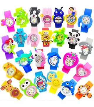 RELOJ INFANTIL ANIMALES SILICONA