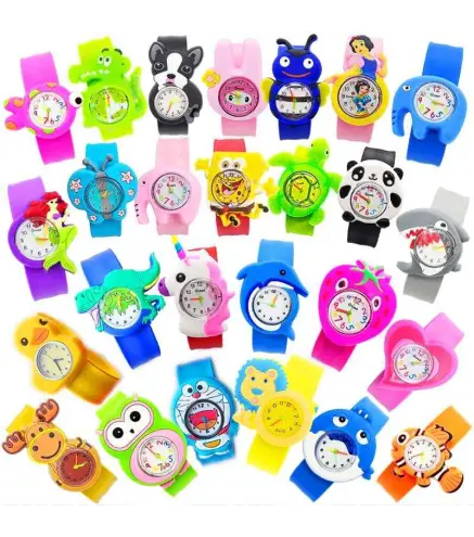 RELOJ INFANTIL ANIMALES SILICONA
