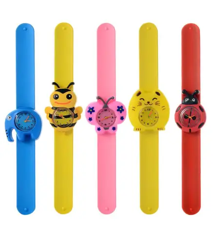 RELOJ INFANTIL ANIMALES SILICONA