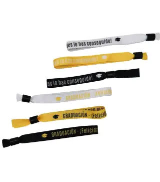 PULSERA TELA GRADUACIONES UNISEX