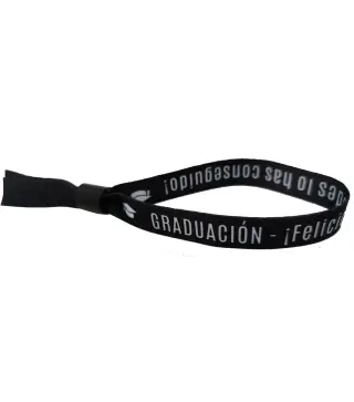 PULSERA TELA GRADUACIONES UNISEX