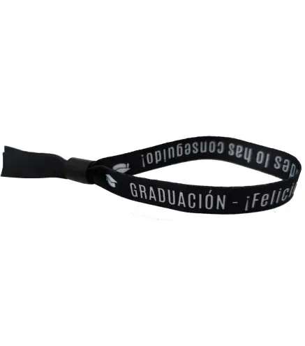 PULSERA TELA GRADUACIONES UNISEX