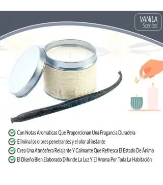 VELA FRAGANCIA VAINILLA