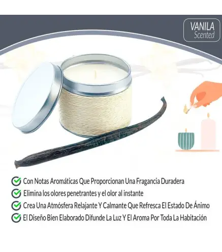 VELA FRAGANCIA VAINILLA