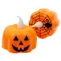 EXPOSITOR 12 VELAS CON LUZ HALLOWEEN CALABAZA