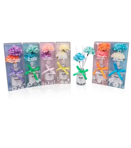 LOTE 12 AMBIENTADORES DIFUSOR PÉTALOS