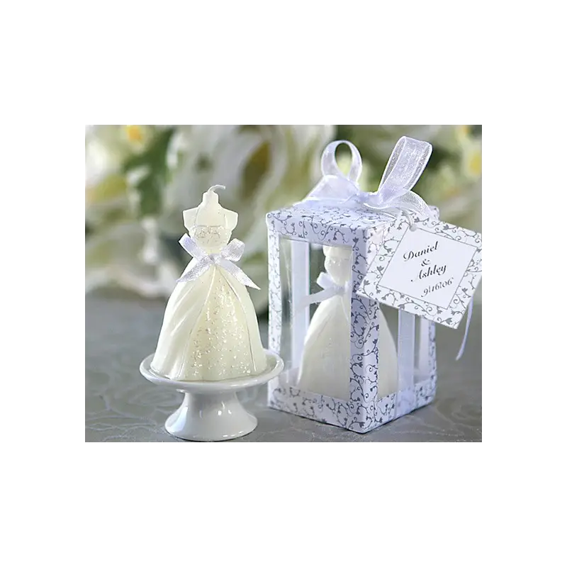 LOTE 300 VELAS VESTIDO DE NOVIA