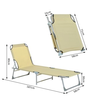 Tumbona Plegable