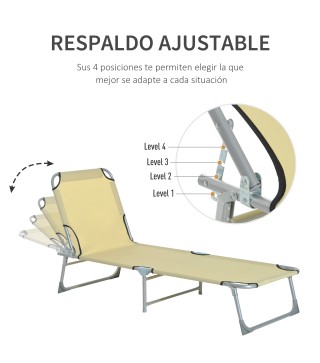 Tumbona Plegable