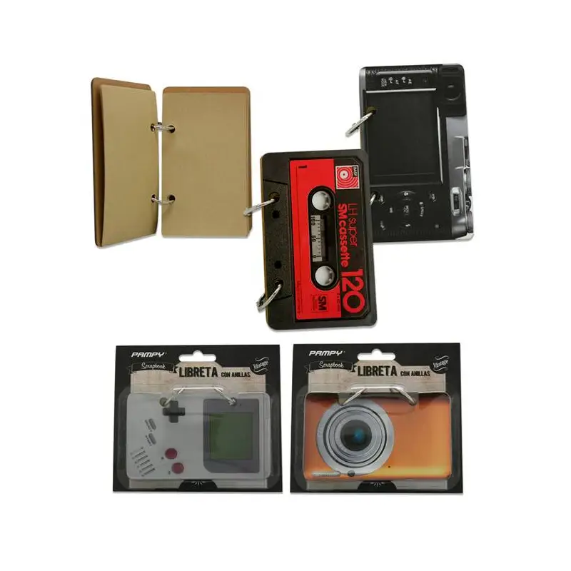 OFERTA! LOTE DE 500 LIBRETAS KRAFT CON ANILLAS RETRO