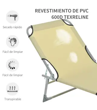 Tumbona Plegable