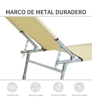 Tumbona Plegable