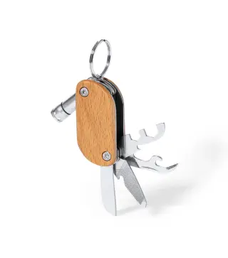 LLAVERO MADERA MULTIHERRAMIENTA EN CAJA