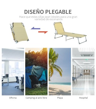 Tumbona Plegable