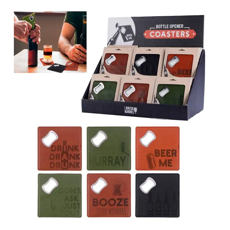 LOTE DE 100 POSAVASOS ABRIDOR EN CAJA