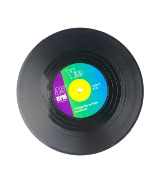 LOTE DE 100 POSAVASOS VINILO EN CAJA KRAFT