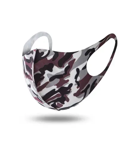 MASCARILLA ADULTO CAMUFLAJE LEOPARDO REUTILIZABLE