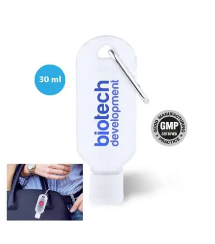 GEL HIDROALCOHÓLICO CON MOSQUETÓN 30ML
