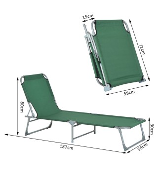 Tumbona Plegable