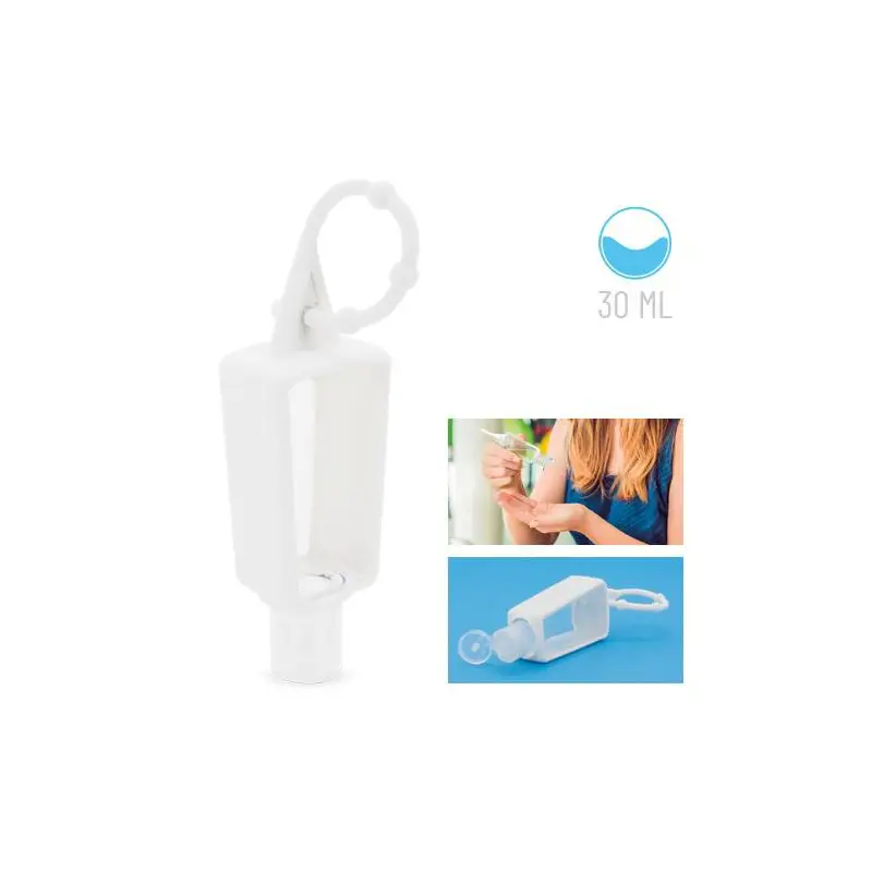 LLAVERO BOTELLA BLANCO 30 ML
