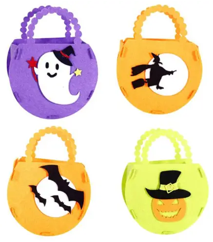 BOLSA FIELTRO PARA CARAMELOS HALLOWEEN