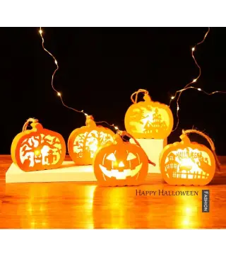 LUCES LED CALABAZAS DECORACIÓN HALLOWEEN