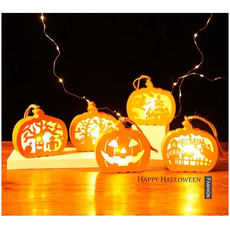 LUCES LED CALABAZAS DECORACIÓN HALLOWEEN
